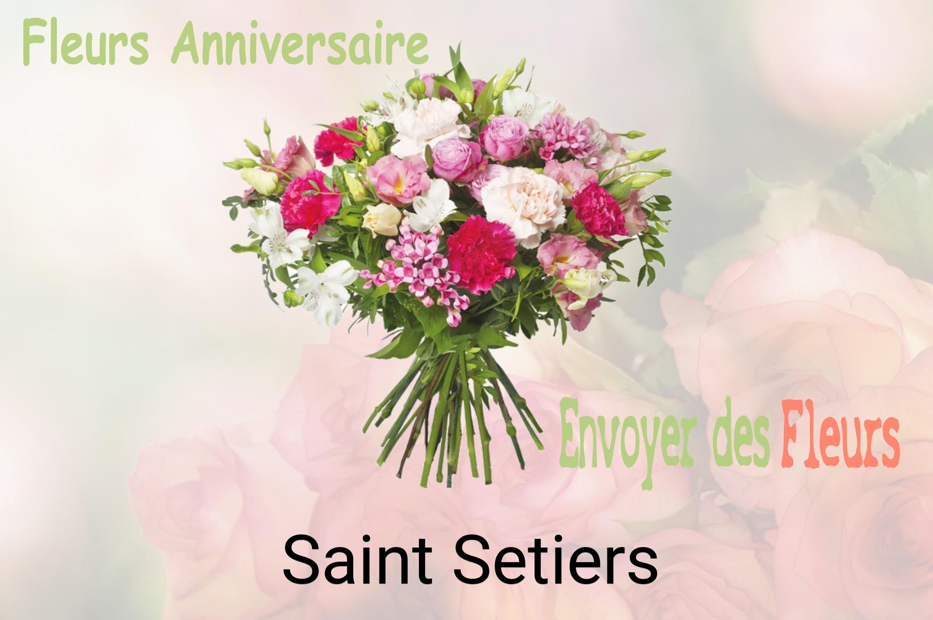 Bouquet de fleurs d’anniversaire livré à Saint-Setiers