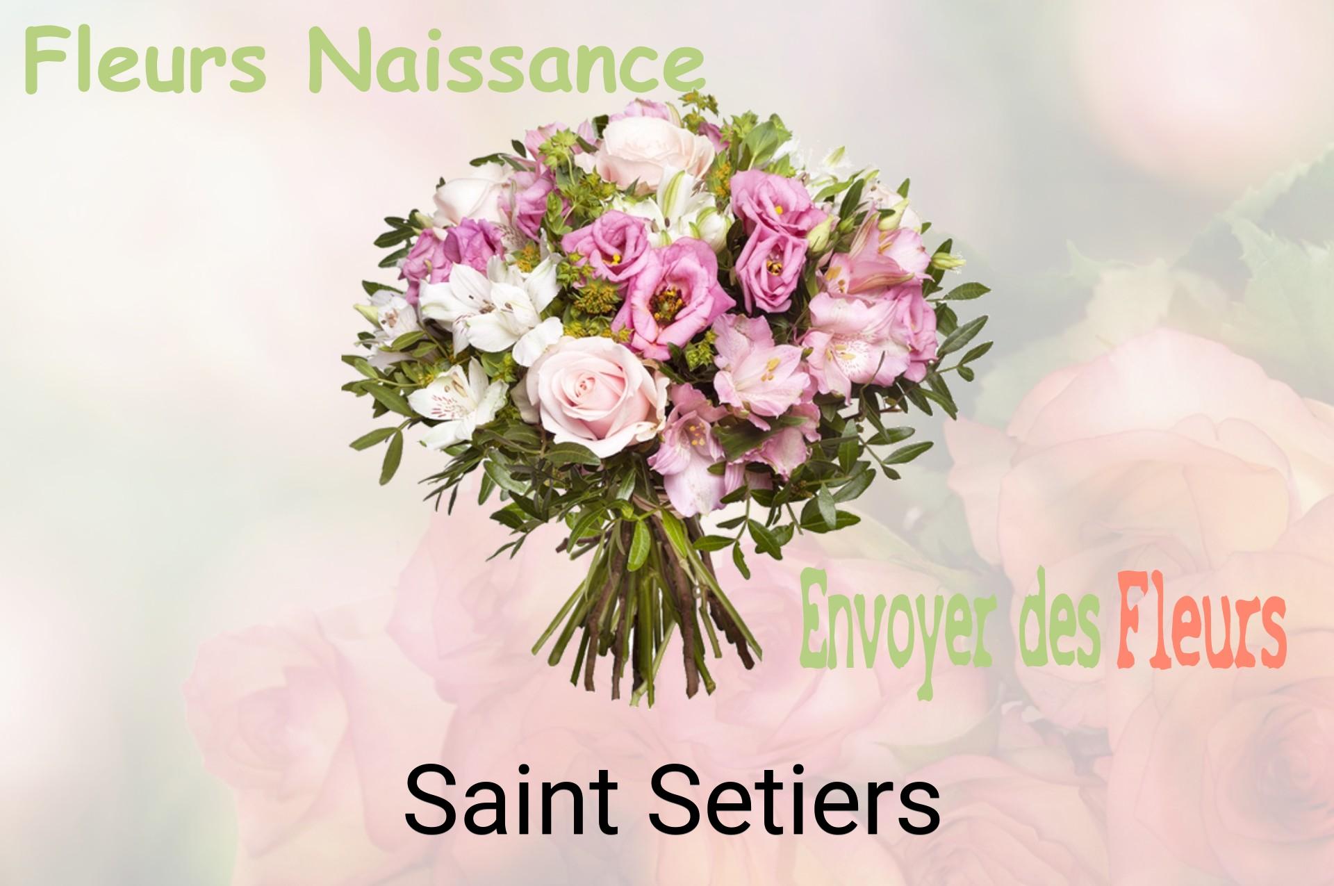 Bouquet de fleurs de naissance livré à Saint-Setiers